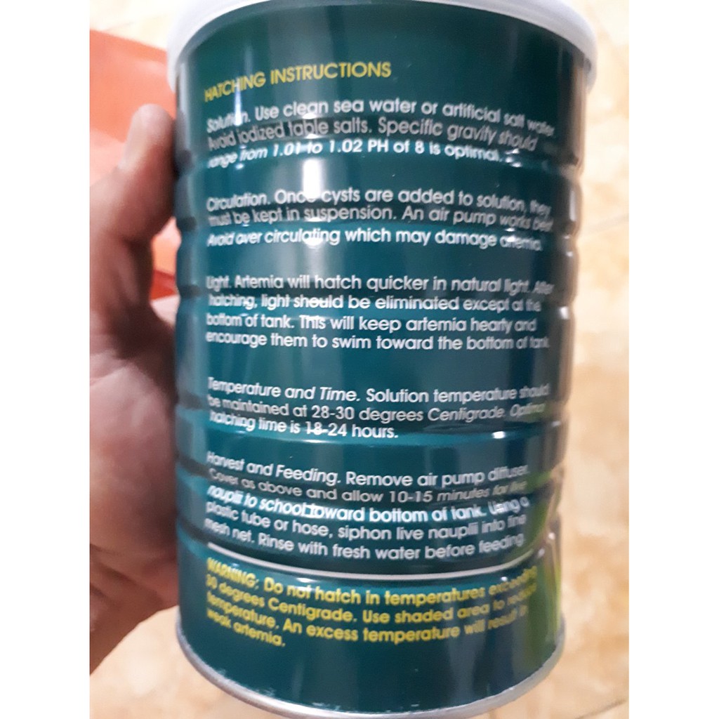 Artemia Supreme Plus 10gr Golden West Pakan Burayak Ikan Cupang Guppy