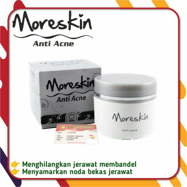 Cream Obat Jerawat Membandel Menyamarkan Noda Bekas Jerawat Moreskin Anti Acne Shopee Indonesia