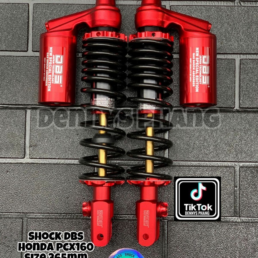 Shockbreker Shock Breker Shokbreaker Shok breaker Tabung DBS 711 Special Gold Edition 365mm Pcx 160 Dan ADV