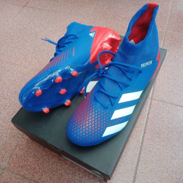 Adidas predator 20.3 FG blue white