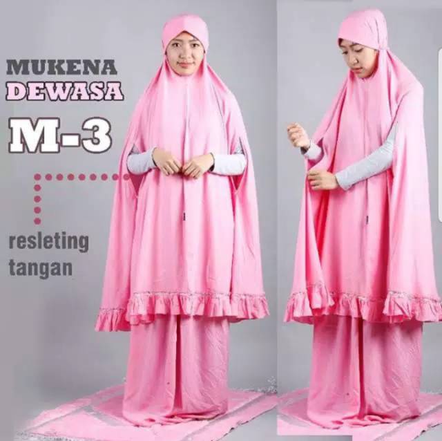 Hanaroo Mukena Warna Dewasa &amp; Balita (Mukena only)