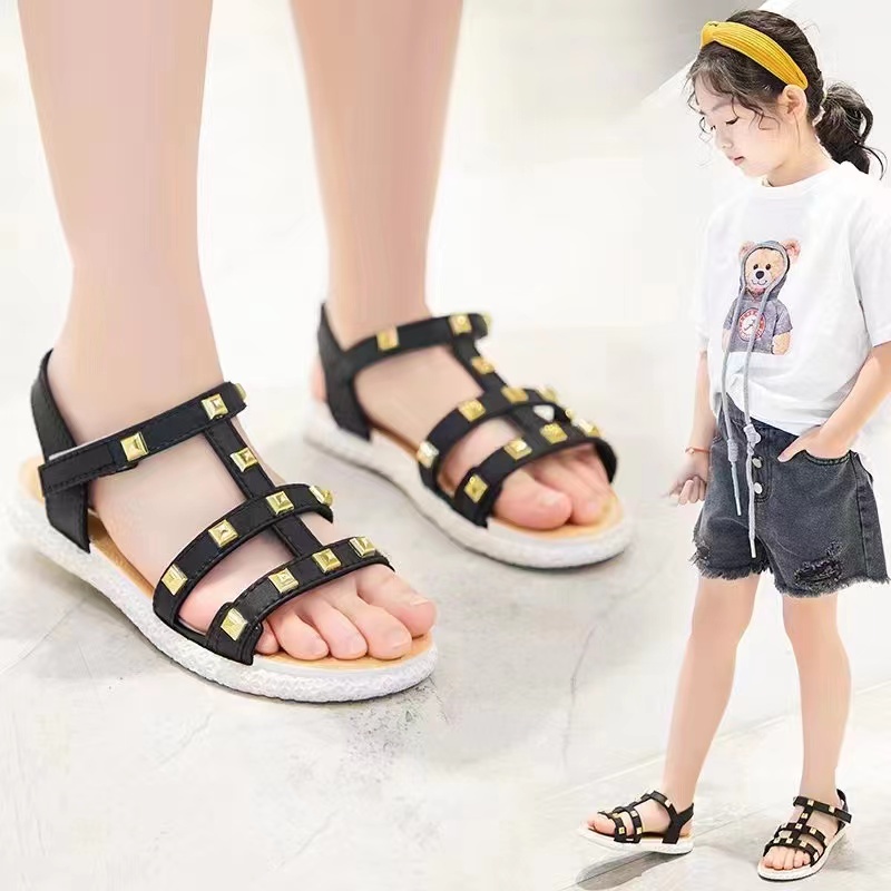 HappyOliver VALEN STUD Sandal Anak Perempuan Bahan Karet Model Lucu 2-8 Tahun Import