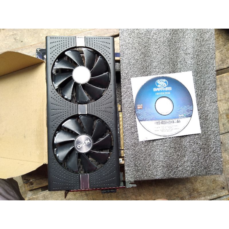 VGA RUSAK RX 580 8GB SAPPHIRE NITRO+ ARTEFAK MINUS
