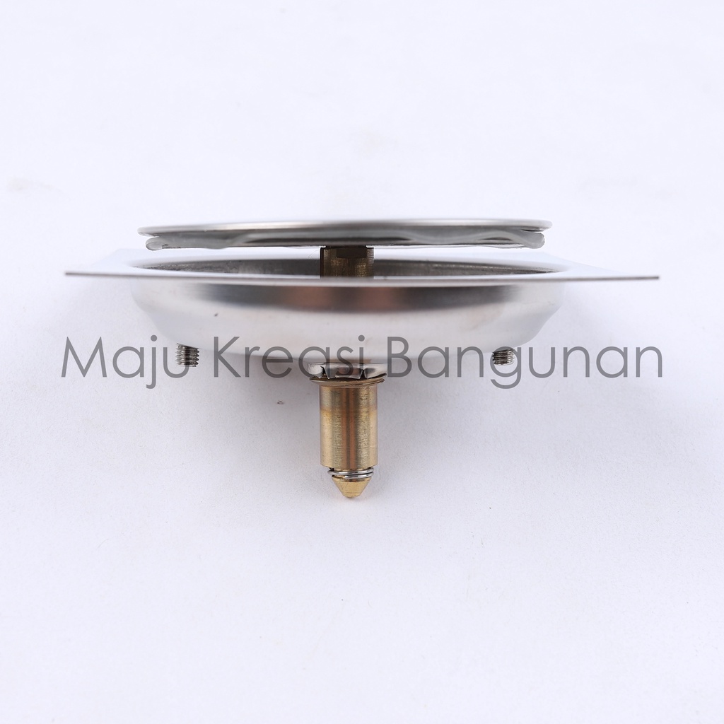 Saringan Got Injak Pencet Tekan Izumo Stainless Steel Floor Drain Air Lantai WC Toilet Kamar Mandi 4 Inch Sargot Anti Serangga Kecoak