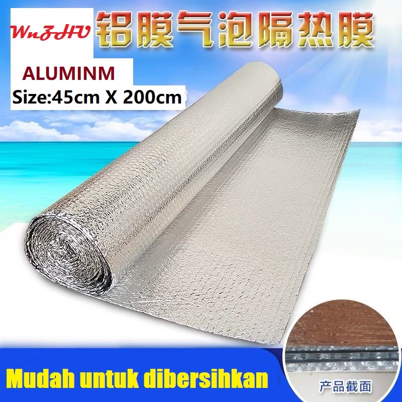 Aluminium Cupboard Sheet Ukuran 45cm X 200cm / Alas Laci Lemari Aluminium film isolasi