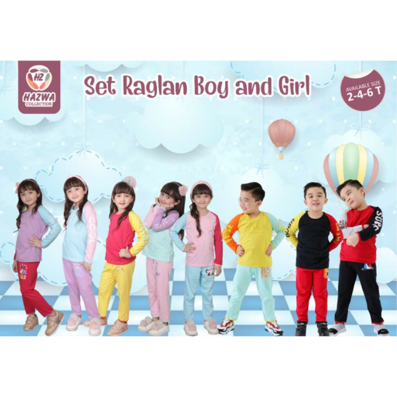 Setelan Raglan unisex Hazwa 246