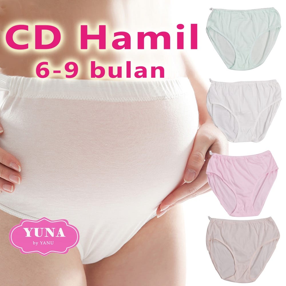 CD Ibu Hamil Jumbo Ada Karet Bisa Stelir / Celana Dalam Bumil Yuna 996