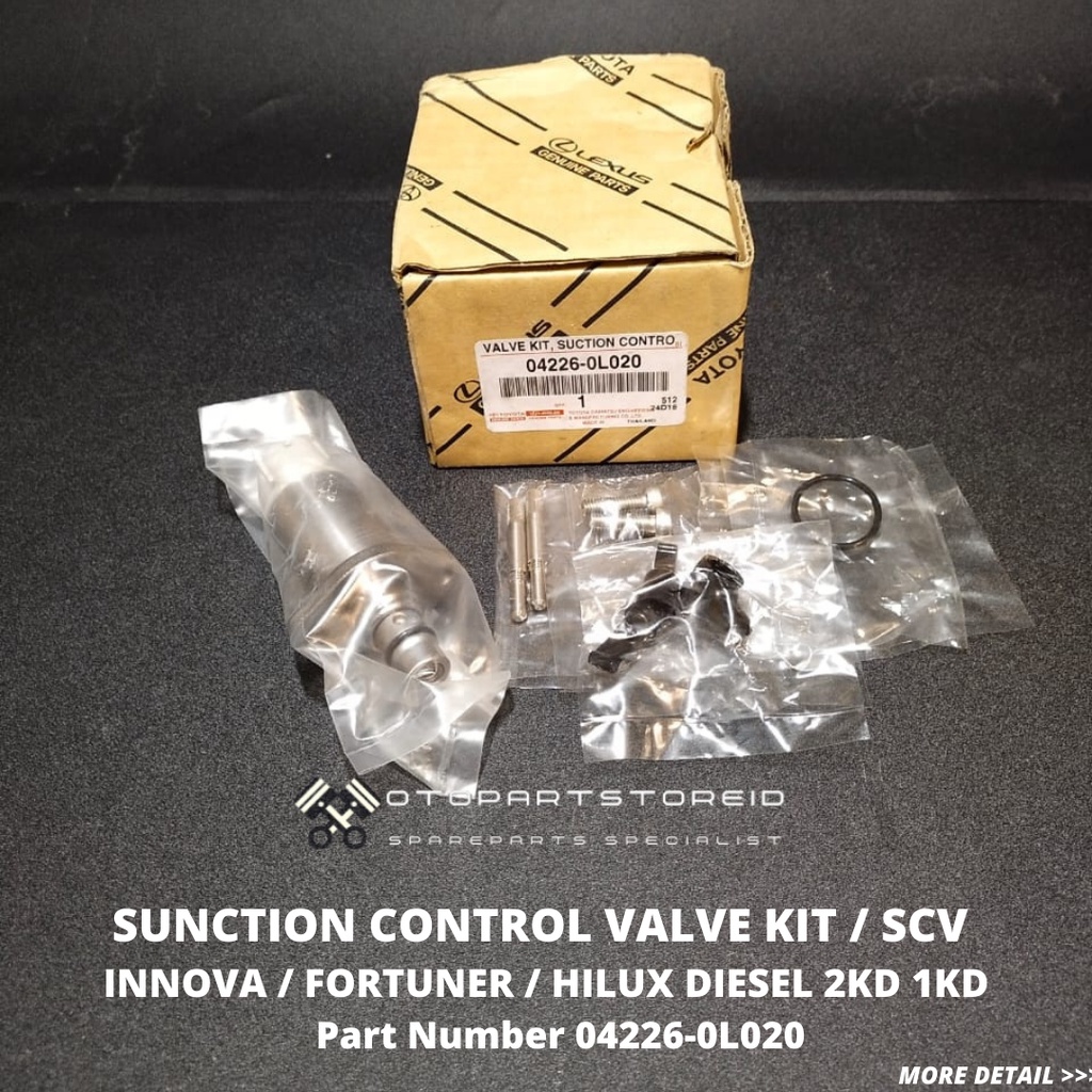 SUCTION CONTROL VALVE KIT / SCV KIT INNOVA FORTUNER HILUX DIESEL
