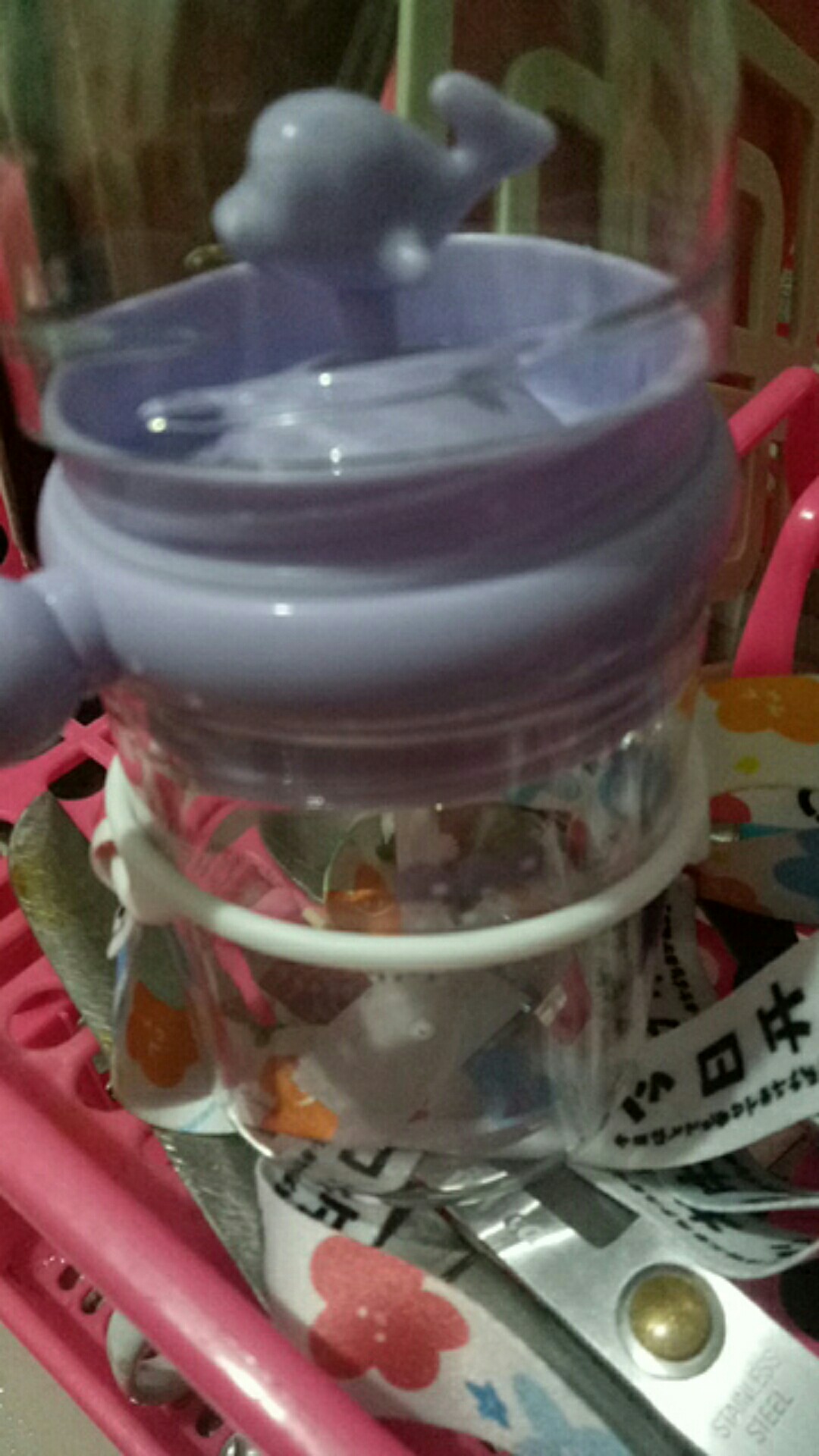 Paket Whale Cup Straw Bottle Original With Tali Dan Tutup | Paket Lengkap Air Mancur Lumba