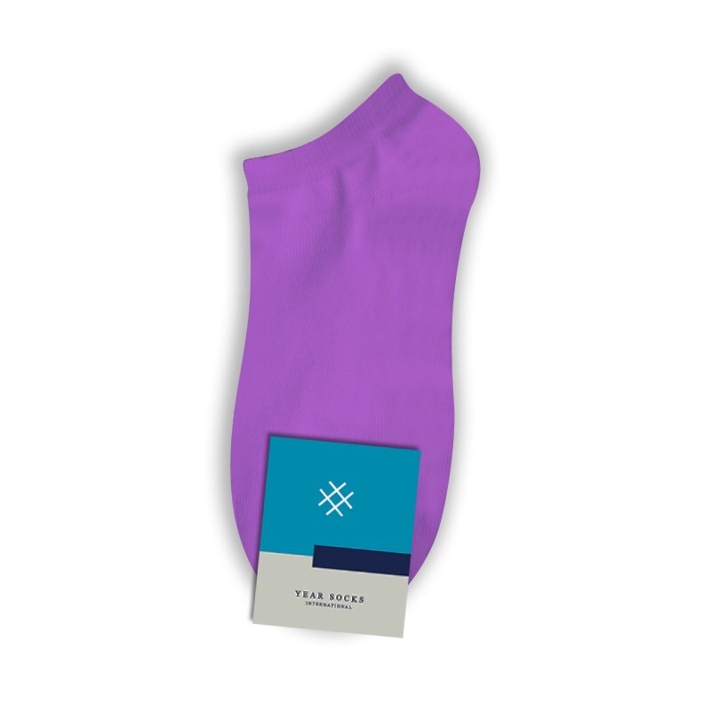 (COD) TERLARIS MURAH Kaos Kaki Pria dan Wanita, Pendek Semata Kaki - PURPLE