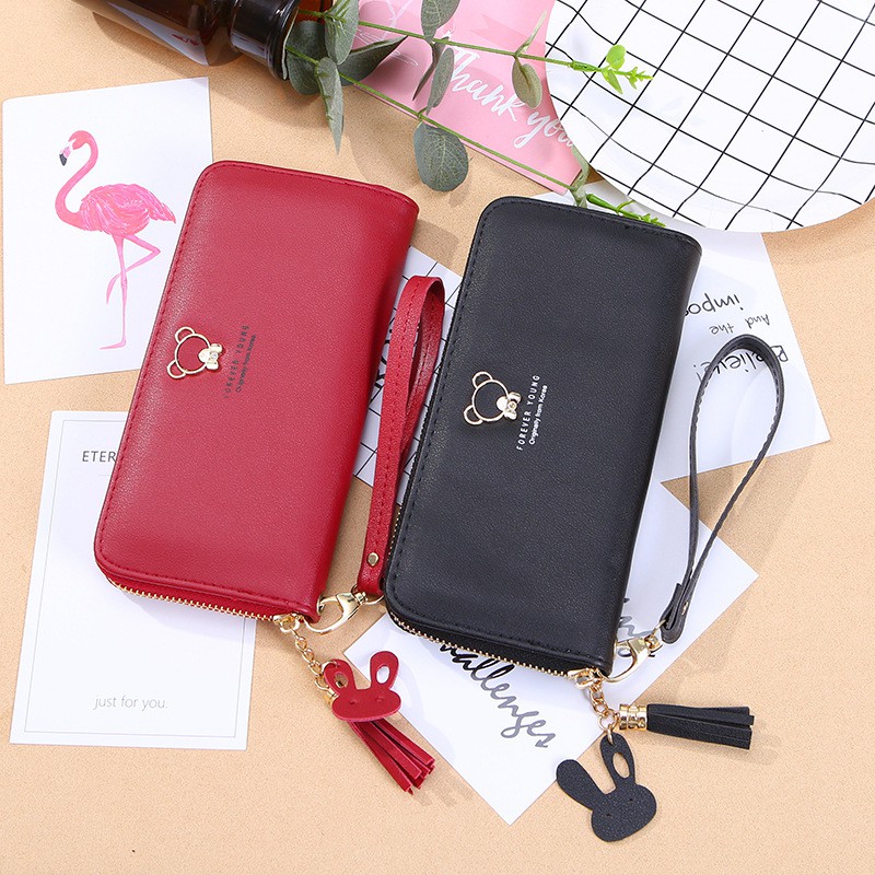 Dompet Panjang Wanita Logo Bear VMG-003A