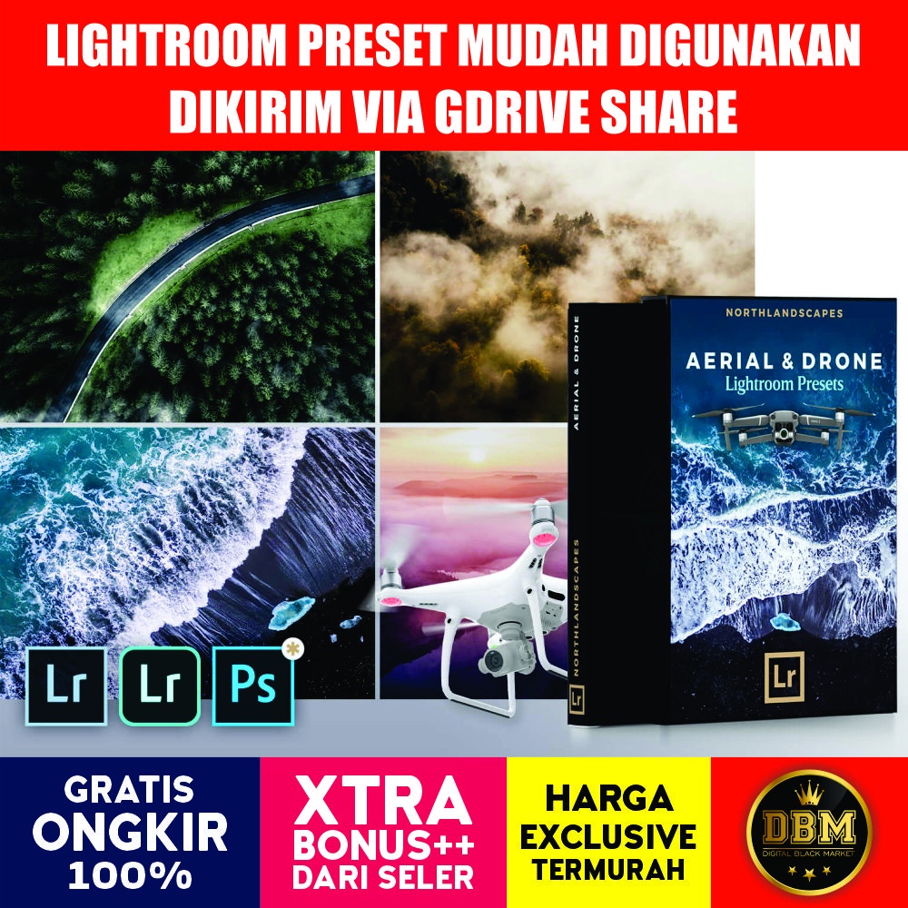 Aerial Photography Drones Collection - Lightroom Presets