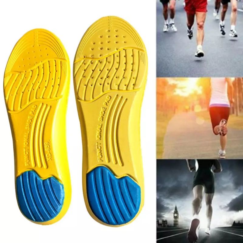 Insole Alas Sepatu Empuk Nyaman Anti Gerah Sol Dalam Sepatu Olahraga Running Cushion Insole