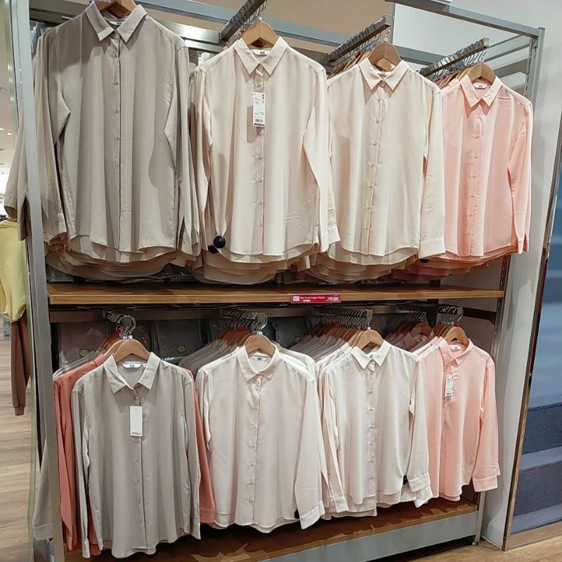 Jastip atasan kemeja Uniqlo original sale