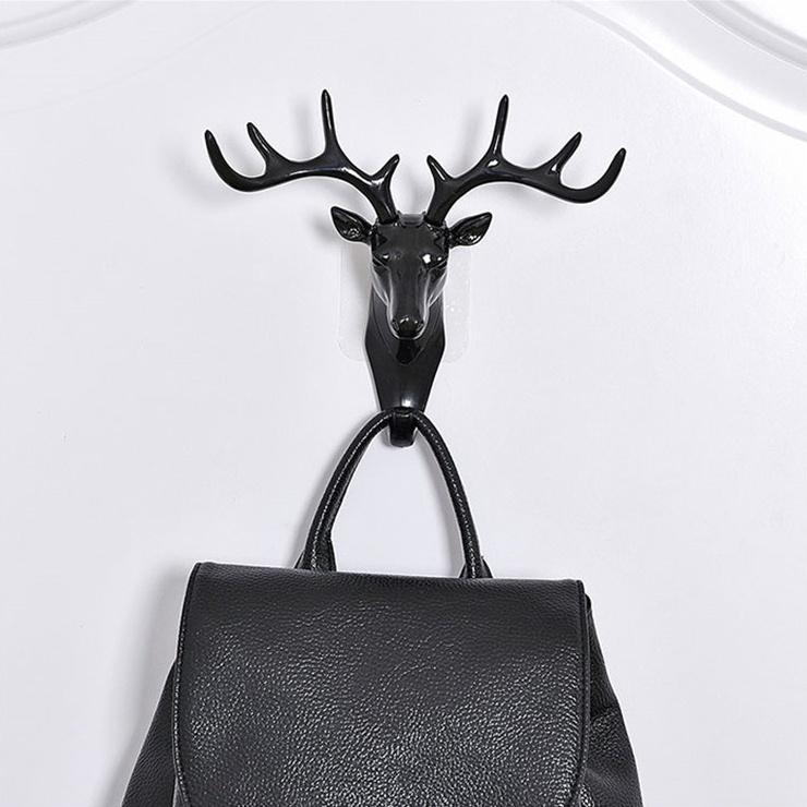 Gantungan Dinding Model Antlers Head - YQX003-2018 - Black