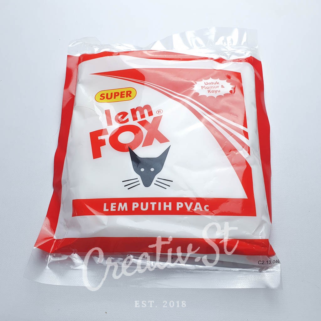 

Fox Lem Plastik 350 Gr Putih Kayu Kertas