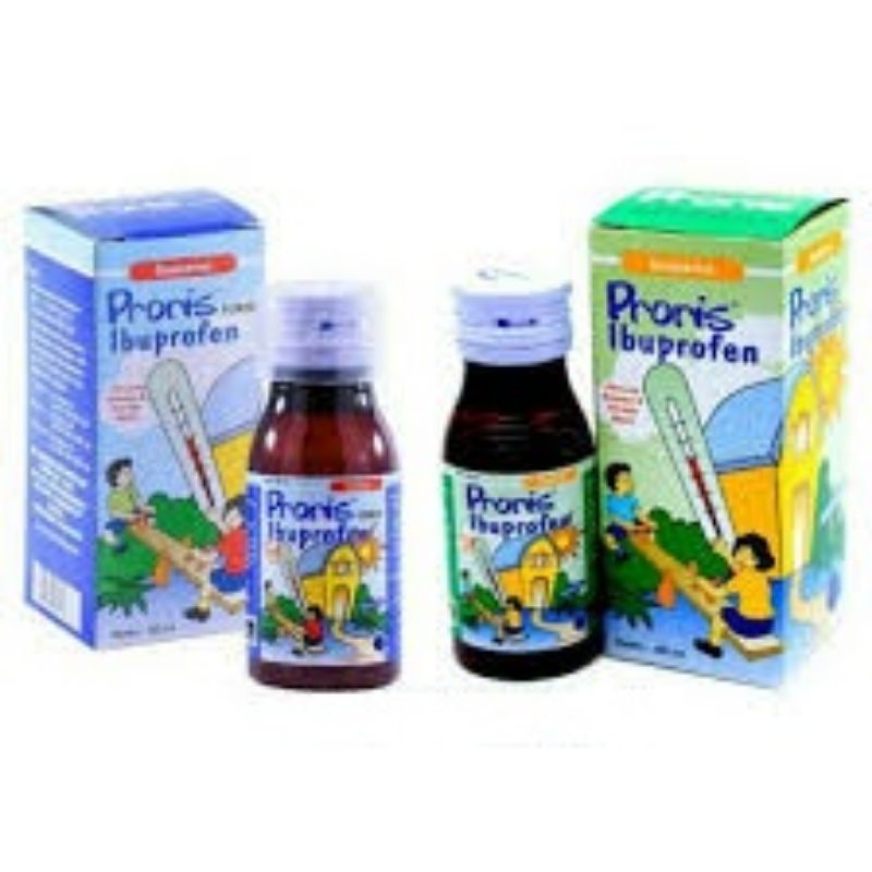 Proris Sirup dan Forte (KEMASAN BARU !) Demam Sakit Gigi Kepala exp lama
