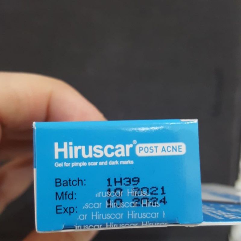 HIRUSCAR Post Acne 10g obat jerawat dan bekas hitam