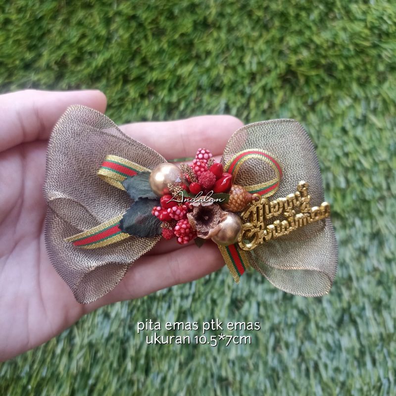 

Pita Natal Jadian Emas Komb Putik Emas