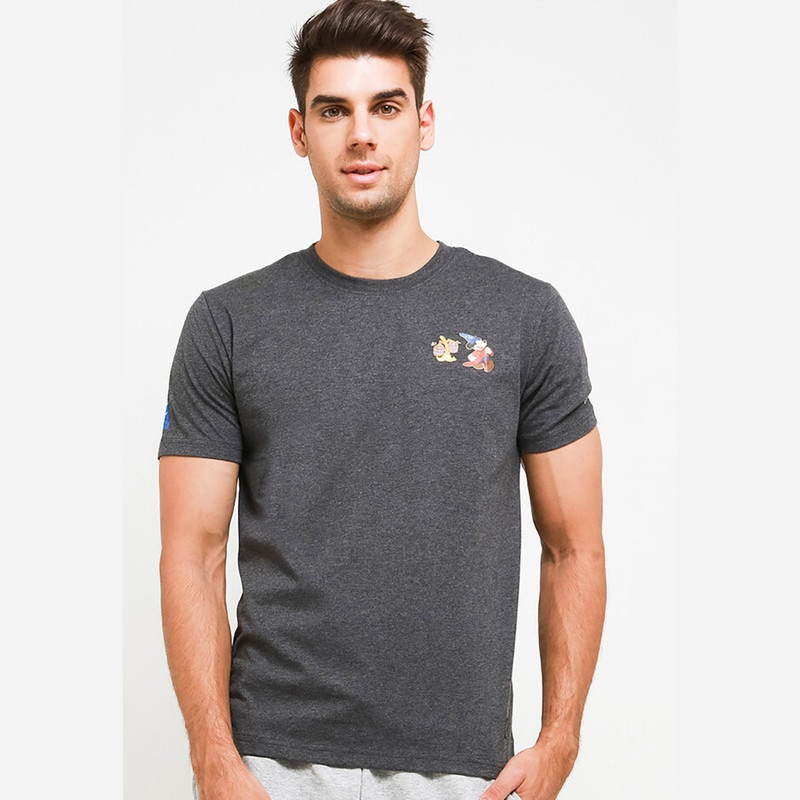 Giordano Disney Fantasia Mickey Print Tee Pria