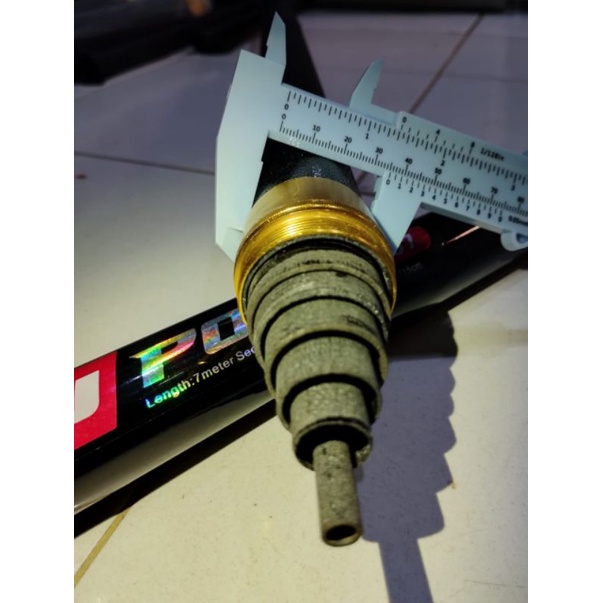 Joran Tegek Giant Flag Tongkat Bendera Panjang 10 Meter Diameter besar kuat UTC Tegek Ikan Gabus Jor