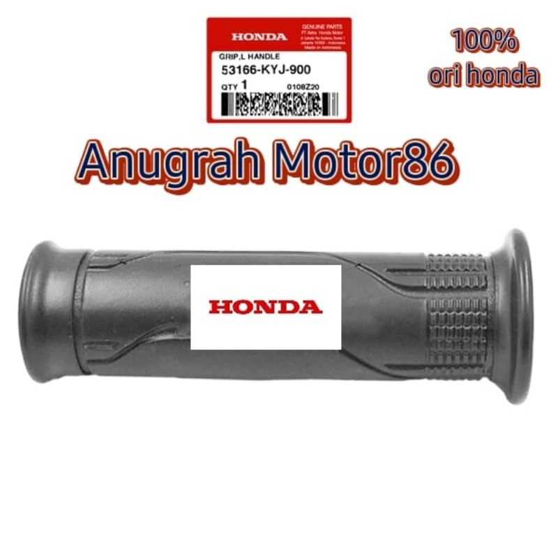 53166-KYJ-900 Hand Grip Karet Stang  Stang kiri Sonic CB 150 R Old CBR 150 R K45A LED K45G ori Honda
