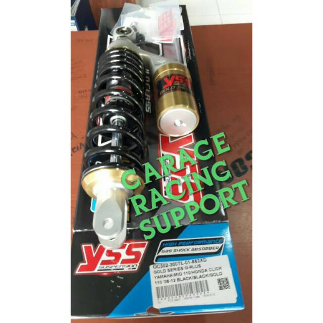 SHOCK YSS MIO 110 CLIK BLACK GOLD G SERIES G PLUS  OC302-300TL 022040