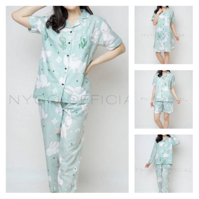 Piyama Katun Jepang - TOSCA RABBIT