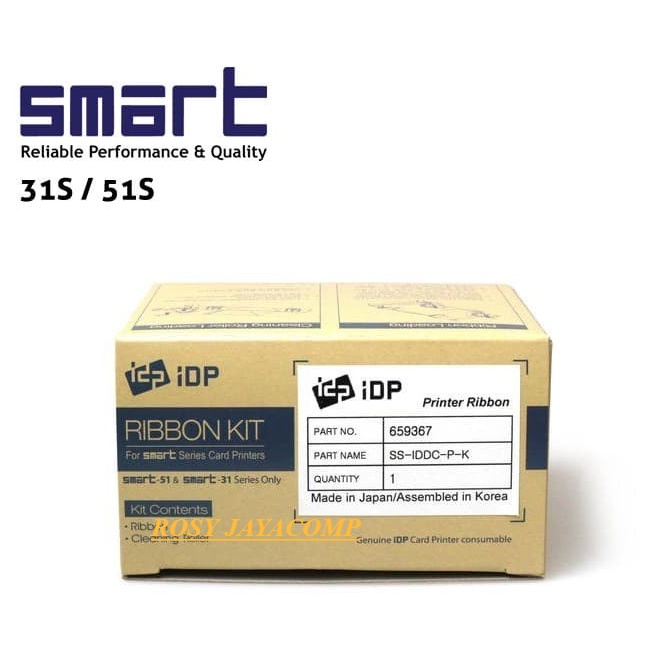 Jual IDP RIBBON KIT BLACK PRINTER SMART51 / SMART31 SERIES (PN