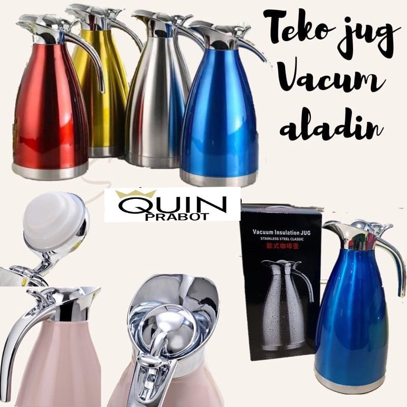 TEKO BMW STAINLESS STEEL VACUUM INSULATION JUG 2 LITER / TEKO BENTUK PINGUIN