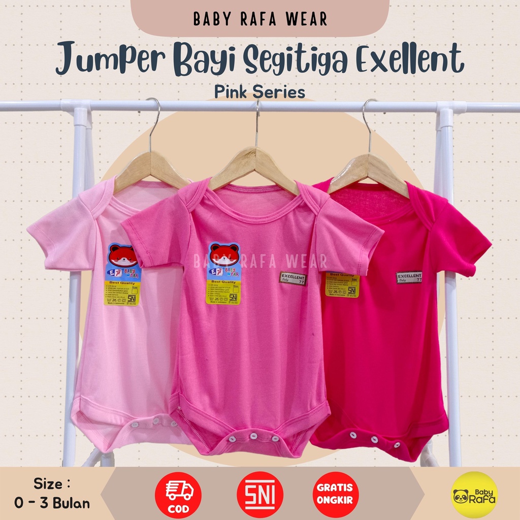 Jumper Bayi Segitiga PINK SERIES Merk SNI EXCELLENT 77