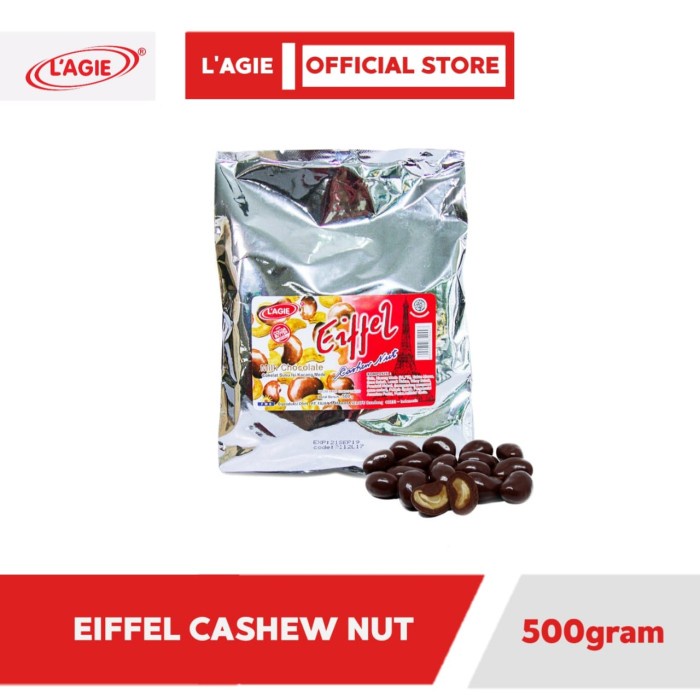 

COKELAT- LAGIE COKLAT KACANG METE EIFFEL CASHEW NUT 500GR -COKELAT.