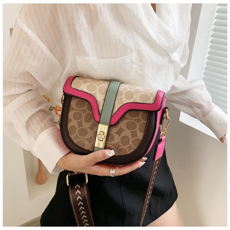 BJ31983 (TALI POLOS) - BLACK/COFFEE/PINK - TAS SLEMPANG WANITA FASHION IMPORT MODIS ELEGAN TERMURAH TERLARIS TERBARU BAGSTORE JAKARTA TAS BATAM LT1983 ZC4503 JT2553