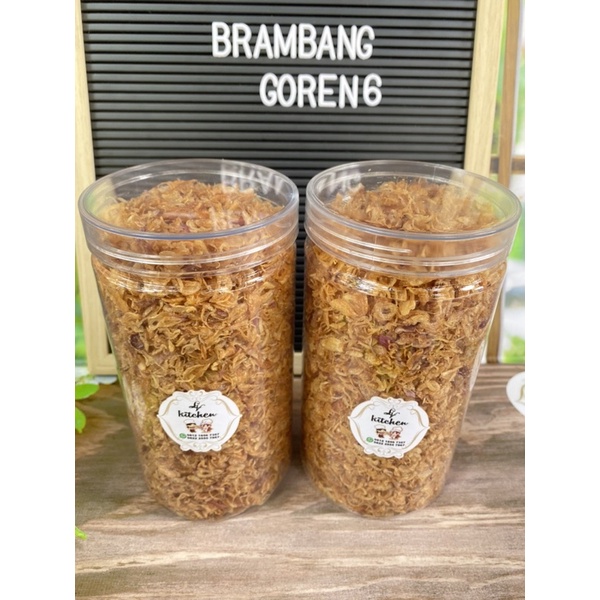 

brambang goreng toples