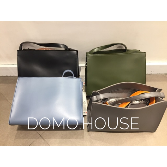 MINISO SIMPLE RECTANGLE CROSSBODY BAG / TAS SELEMPANG MINISO