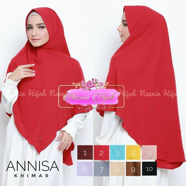 Khimar Annisa | Annisa khimar | Naznin hijab | ori brand naznim | jilbab syari annisa