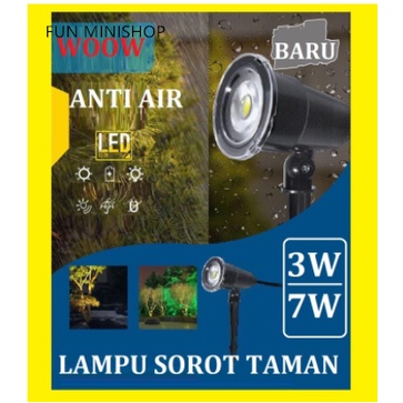 LAMPU TAMAN LED COB OUTDOOR WATERPROOF SOROT TAMAN 5W FLASHSALE!! COB TANCAP LAMPU TAMAN 5W 3W