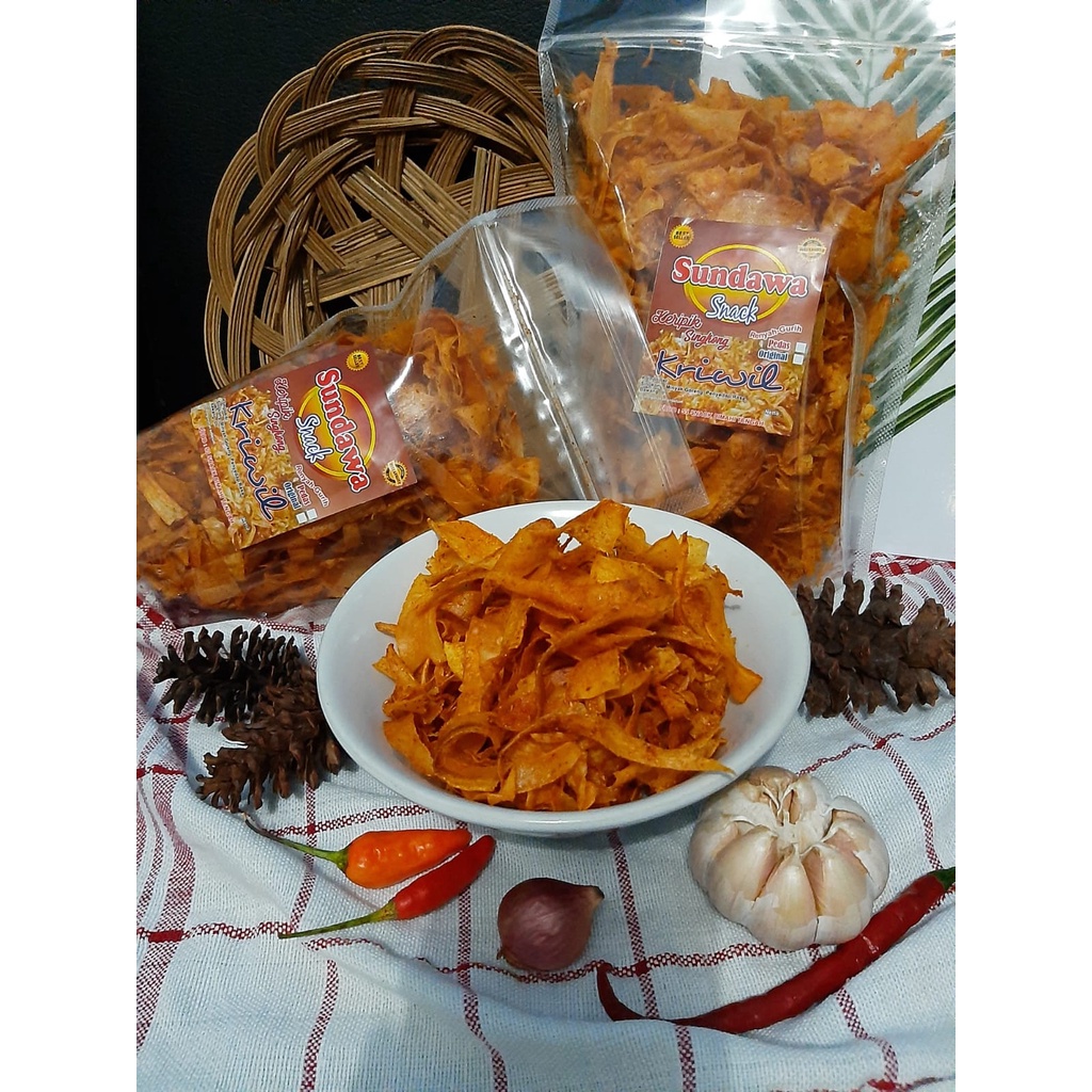 

KERIPIK SINGKONG KERIWIL / KRIWIL RASA ORIGINAL / PEDAS / PEDAS JERUK