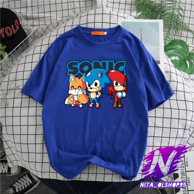 baju kaos anak atasan anak baju sonix the movie spesial