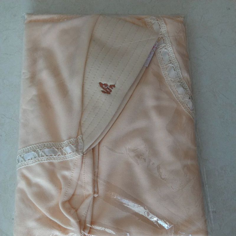 Jilbab Instan Serut Harian Rabbani KW SIZE XL Untuk SMP/SMA/DEWASA-CREM