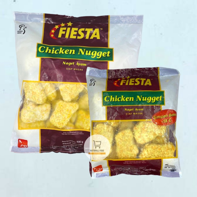 Fiesta Chicken Nugget 250/500gr Fiesta Crispy Bubble