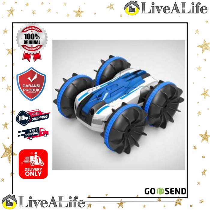 Hapybas Mobil RC Remote Control Water Land Amphibious - WDS-RCT017