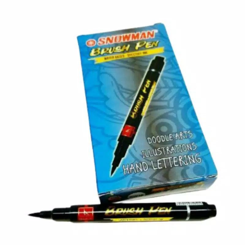 

Spidol Snowman Brushpen Marker BM-1 Satuan