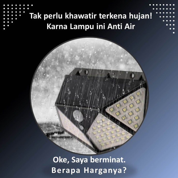 Lampu Canggih Tenaga Surya dan Sensor Gerak