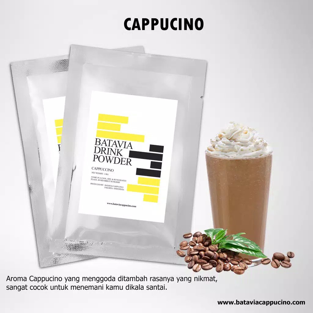 

Bubuk Minuman Premix Batavia Rasa Cappucino 1 KG