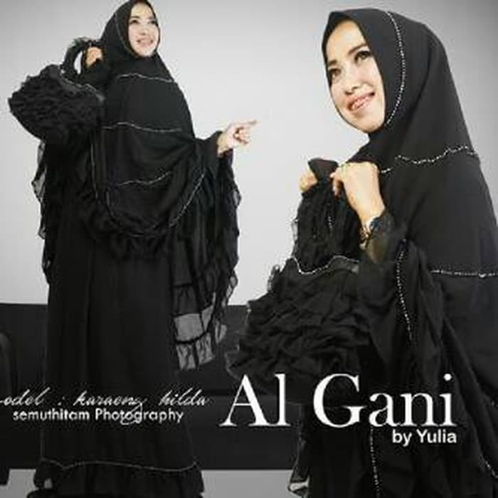 Stok Terbatas !!! Azurra Shop Mukena Ruffle Al Gani Mekenah Dewasa Fashion Muslim Murah