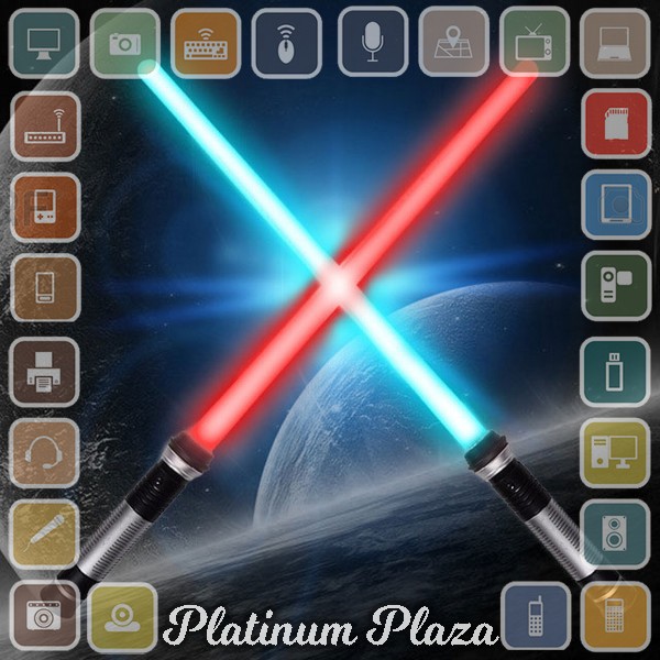 Pedang Mainan Double Bladed Lightsaber Star Wars - 288 - Mix Color`IGEGQ3-