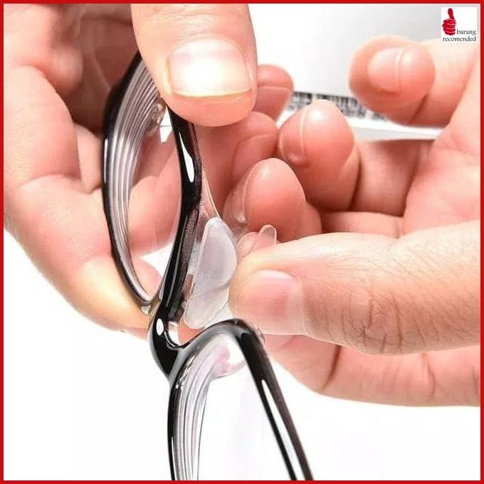 

8I0U7RT5- Nosepad Tempel Double Tape Silikon/ Nose pad Bantalan Hidung Tambahan - Hitam 0I8Y74RR-