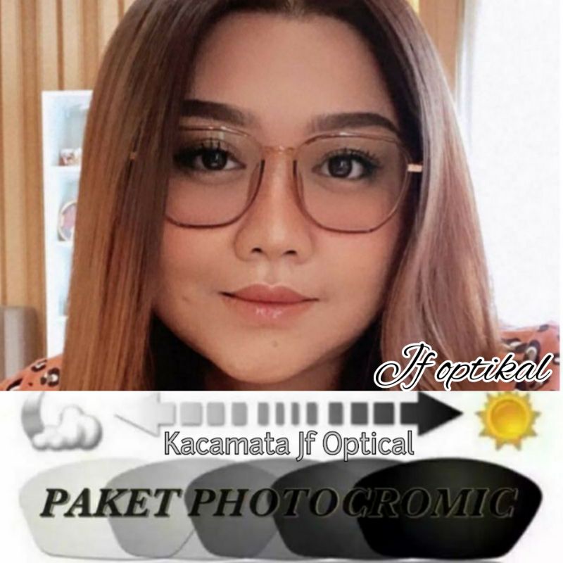 FRAME KACAMATA PHOTOCROMIC  98008 PRIA&WANITA | Size 14cm Tinggi 4,8cm