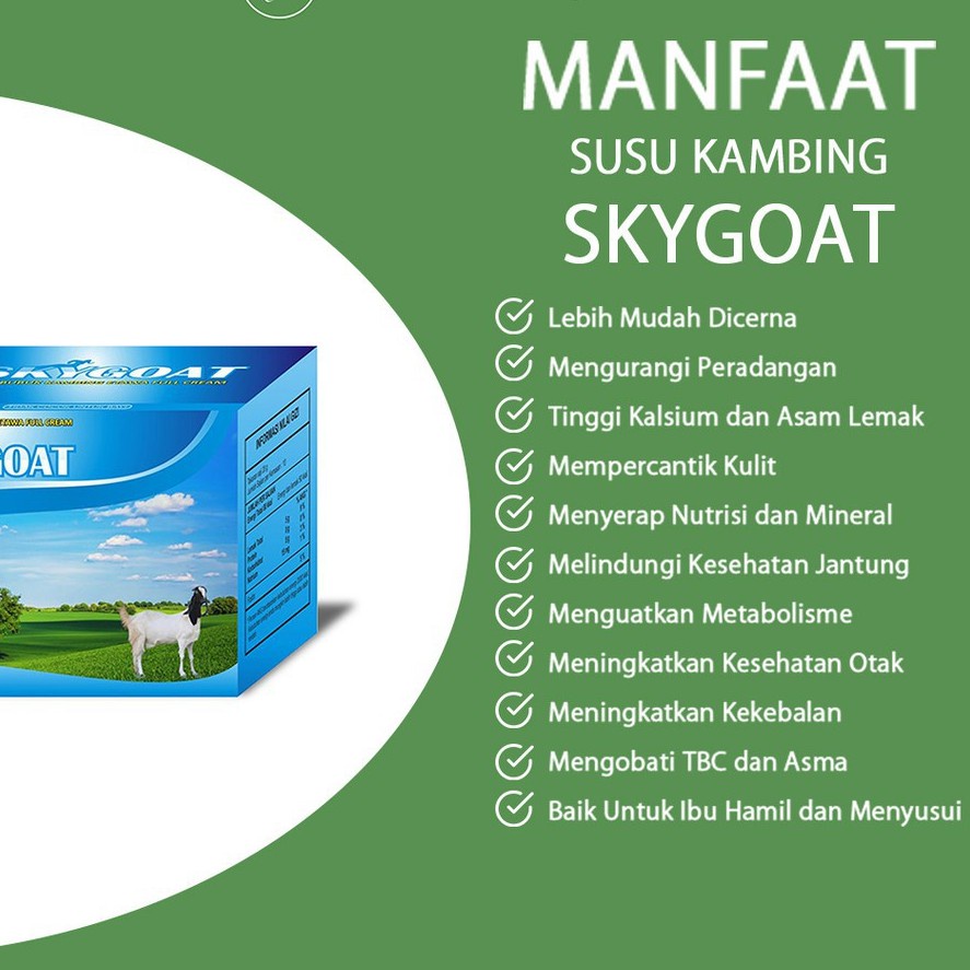 Sky Goat Susu Kambing Etawa Original 10 Sachet